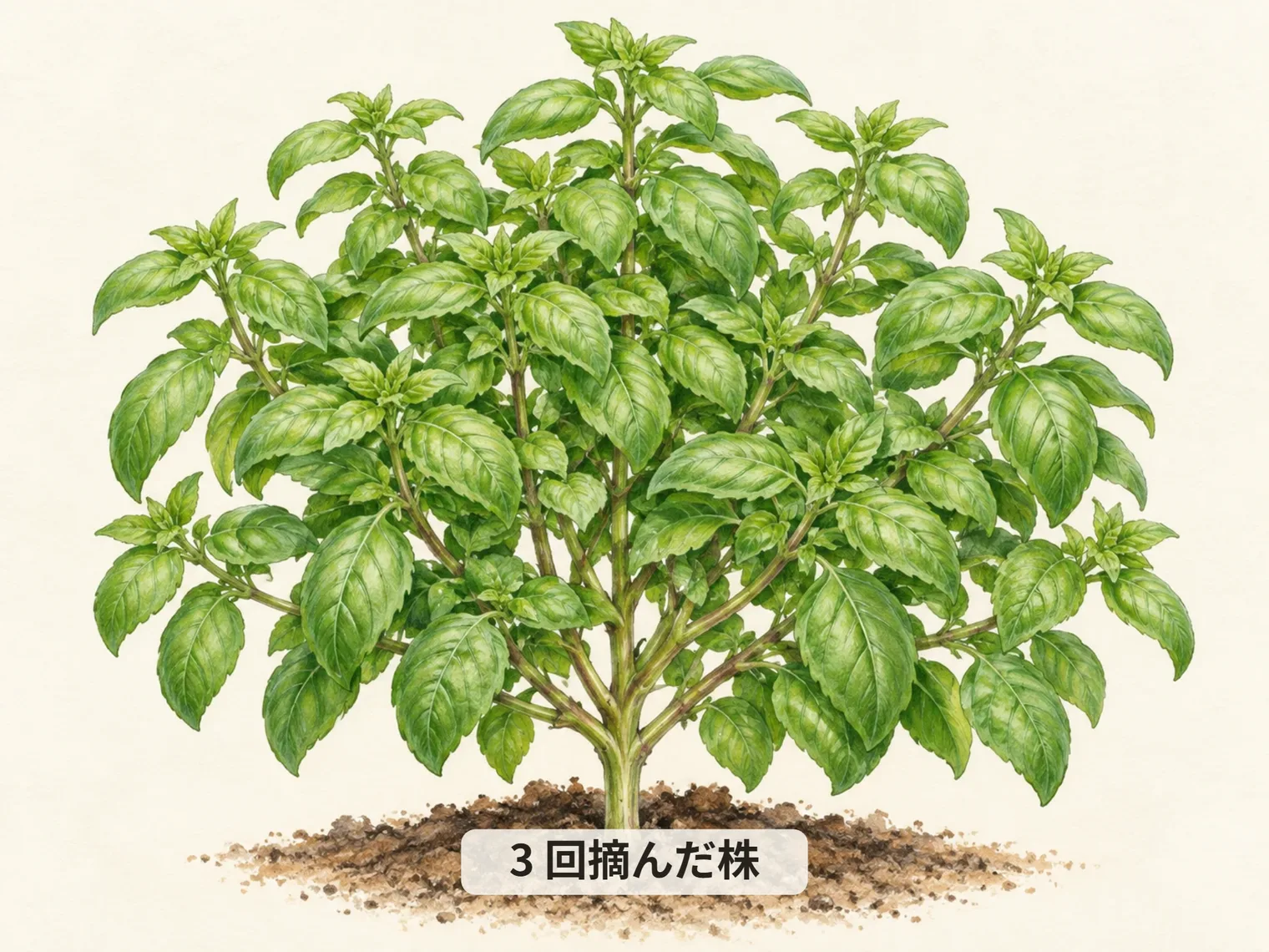 3 回摘んだ株
