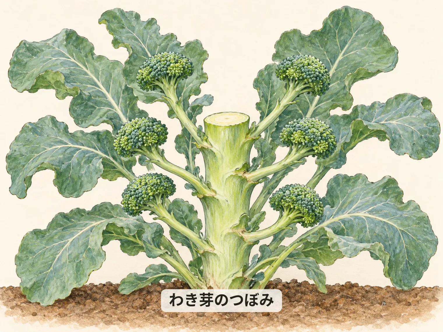 わき芽のつぼみ