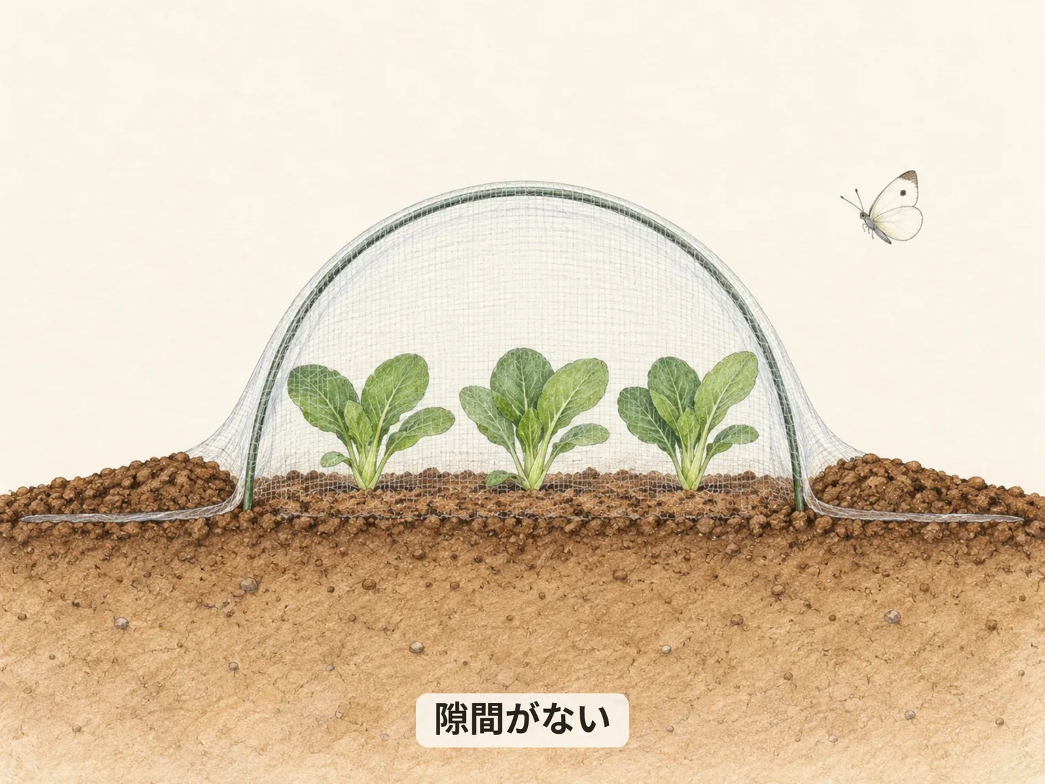 隙間がない